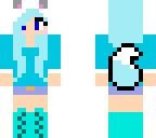 blue wolf girl