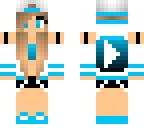 blue youtuber girl