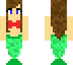 brunette mermaid