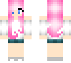 bubblegum pink hair girl