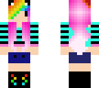 chibi rainbow girl