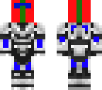 christmas blue cyborg