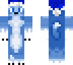 christmas blue wolf