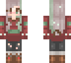 christmas deer girl