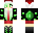 christmas girl emerald