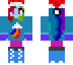 christmas rainbow dash