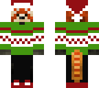 christmas red panda