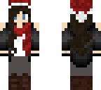 christmas scarf girl
