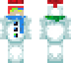 colorful boy snowman