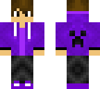 cool purple guy skin