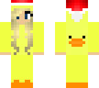 cute duck onesie girl