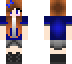 girl in blue