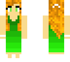 green dress