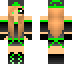 green gamer girl