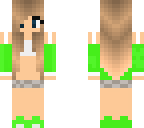 green teen girl