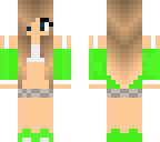 green teen girl