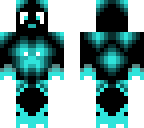 light blue panda creeper