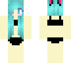 miku in a bikini