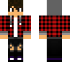 plaid hoodie
