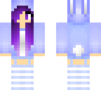 purple and blue bunny edit