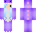 purple chibi dinosaur onesie