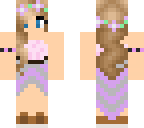 purple dress girl