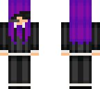 purple themed agent person