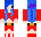 queenluna's blue haired christmas girl
