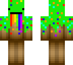 rainbow barf green