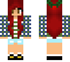 red hair christmas girl