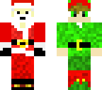 santa and elf