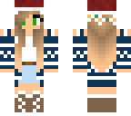 santa hat girl
