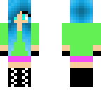 shaded blue hair