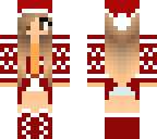 the cute santa girl