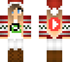 yt optic j girl chrismas skin