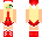 blonde christmas girl