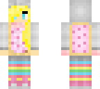 blonde nyan cat girl
