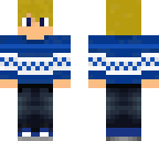 blue christmas sweater guy