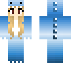 blue dino girl