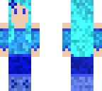 blue girl