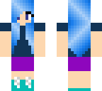 blue girl