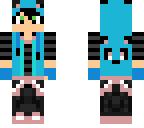 blue panda boy