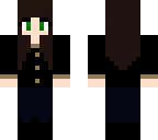 brown hair girl skin