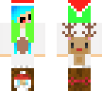 chibi christmas neon