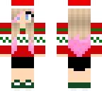 christmas pink ombre girl