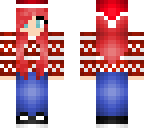 christmas red haired kawaii