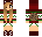 christmas wolf girl