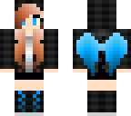 cute blue angel girl