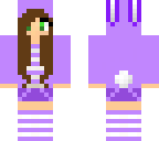 cute purple bunny