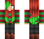 died bangs christmas girl